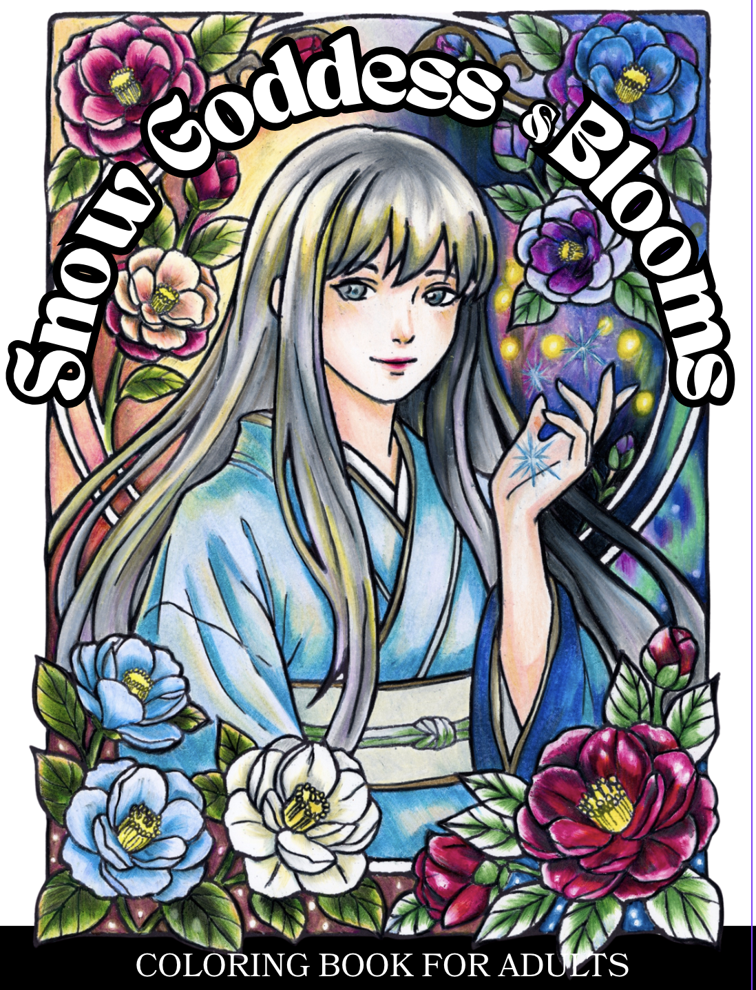 Snow Goddess & Blooms — book cover